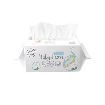 Le nettoyage non-tissé de ménage de bébé de Spunlace essuie le poids léger pour la peau sensible