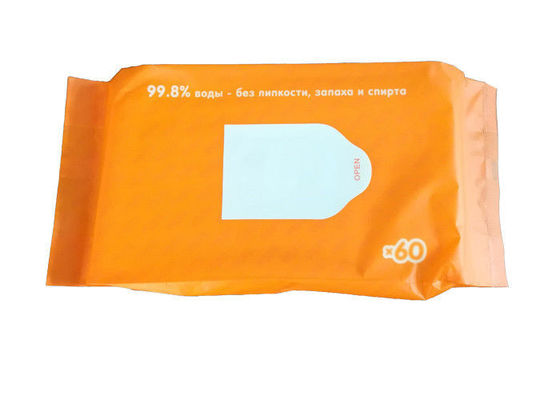 Chiffons humides se baignants de nettoyage jetables, chiffons de nettoyage non tissés
