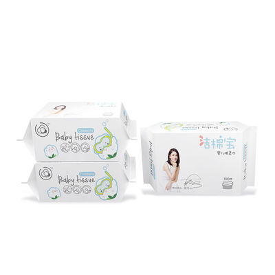 Le nettoyage non-tissé de ménage de bébé de Spunlace essuie le poids léger pour la peau sensible