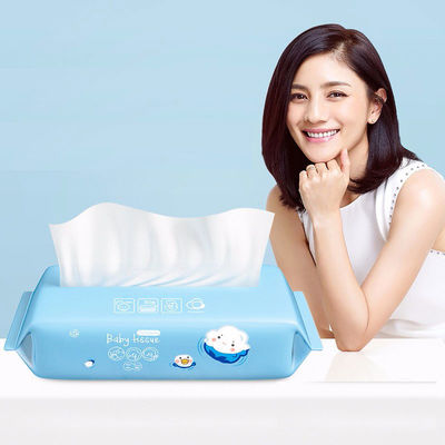 Chiffons de nettoyage de ménage non irritant pour le soin de peau sensible d'adultes