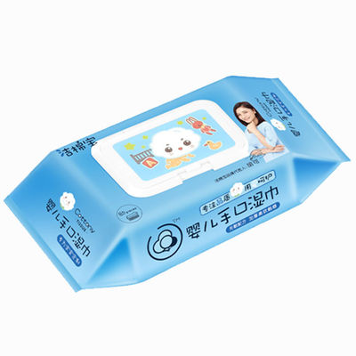 Le nettoyage libre de bébé de savon essuie le matériel de Spunlace pour nouveau-né