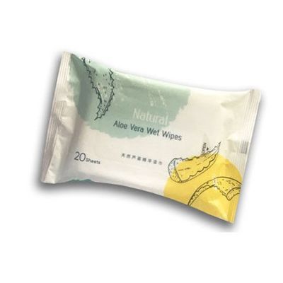 Pelez l'aloès naturel de nettoyage Vera Wet Wipes For Hands/visage
