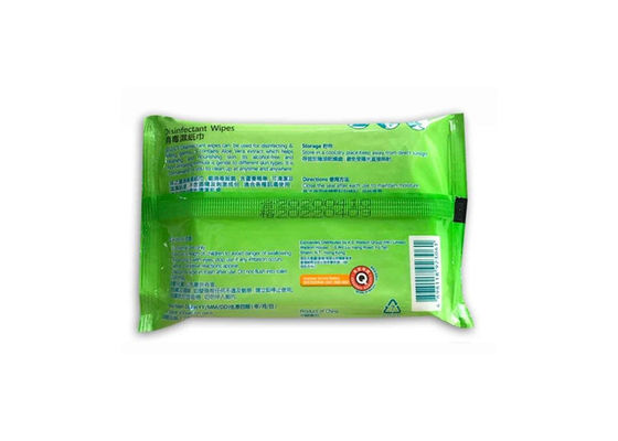 Aloès individuellement enveloppé Vera Extract Disinfectant Wet Wipes