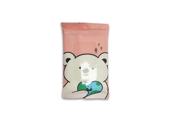 Soins de la peau humides de chiffons de bébé non-tissé de Spunlace pour le nettoyage de main