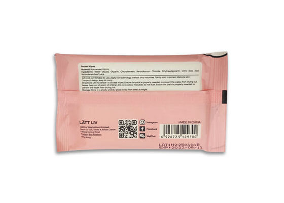 Soins de la peau humides de chiffons de bébé non-tissé de Spunlace pour le nettoyage de main