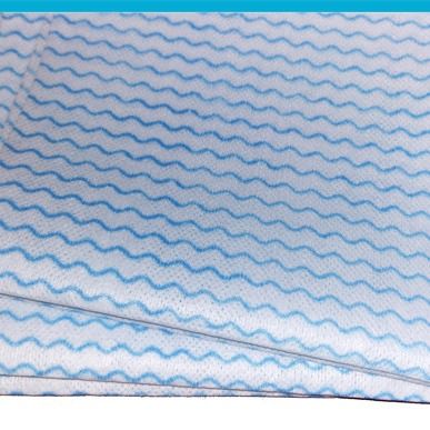 Ménage jetable imprimant les chiffons de nettoyage non tissés Spunlace